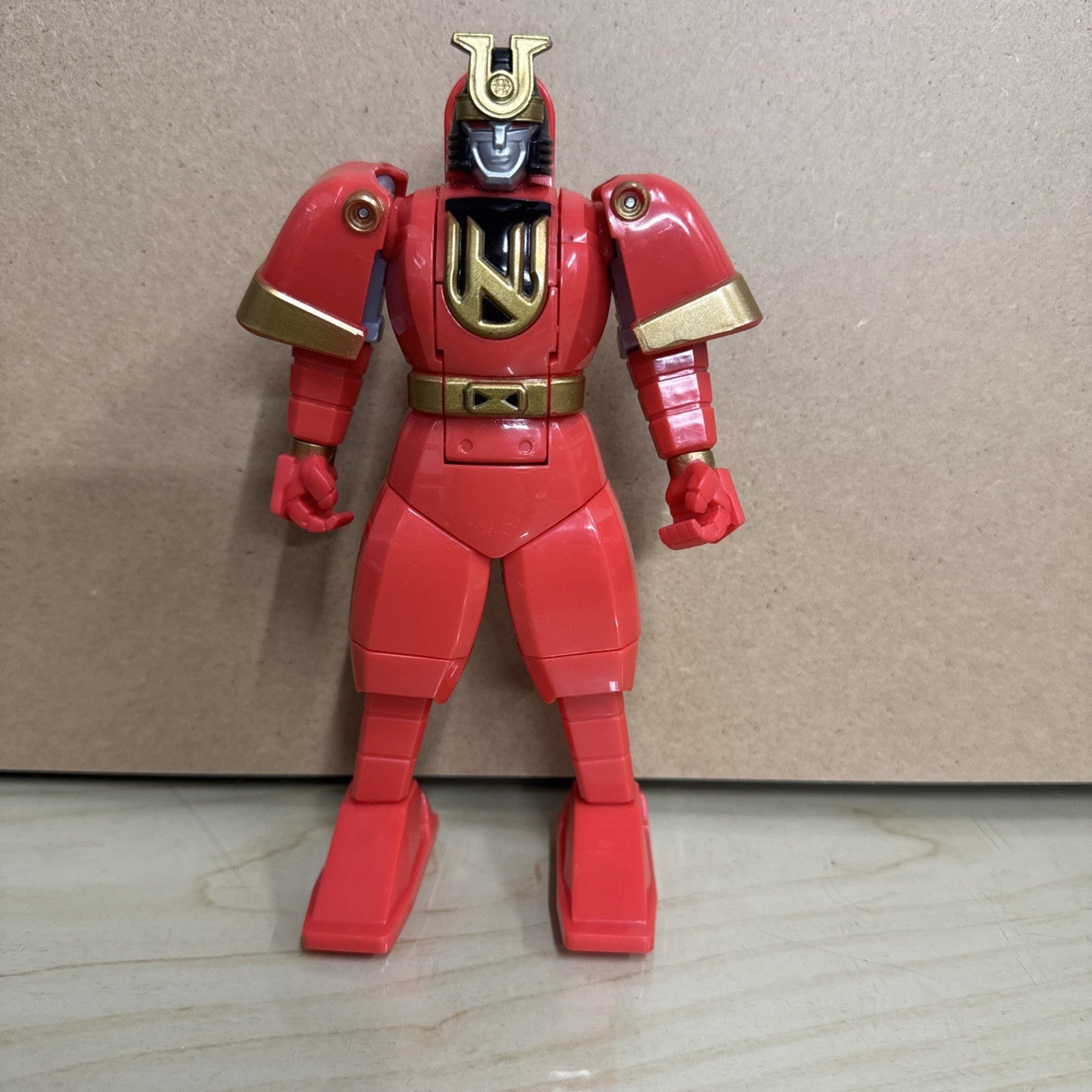 POWER RANGERS FIGURE Ninja Storm Red Ninja Ninjakon Megazord Bandai 2002
