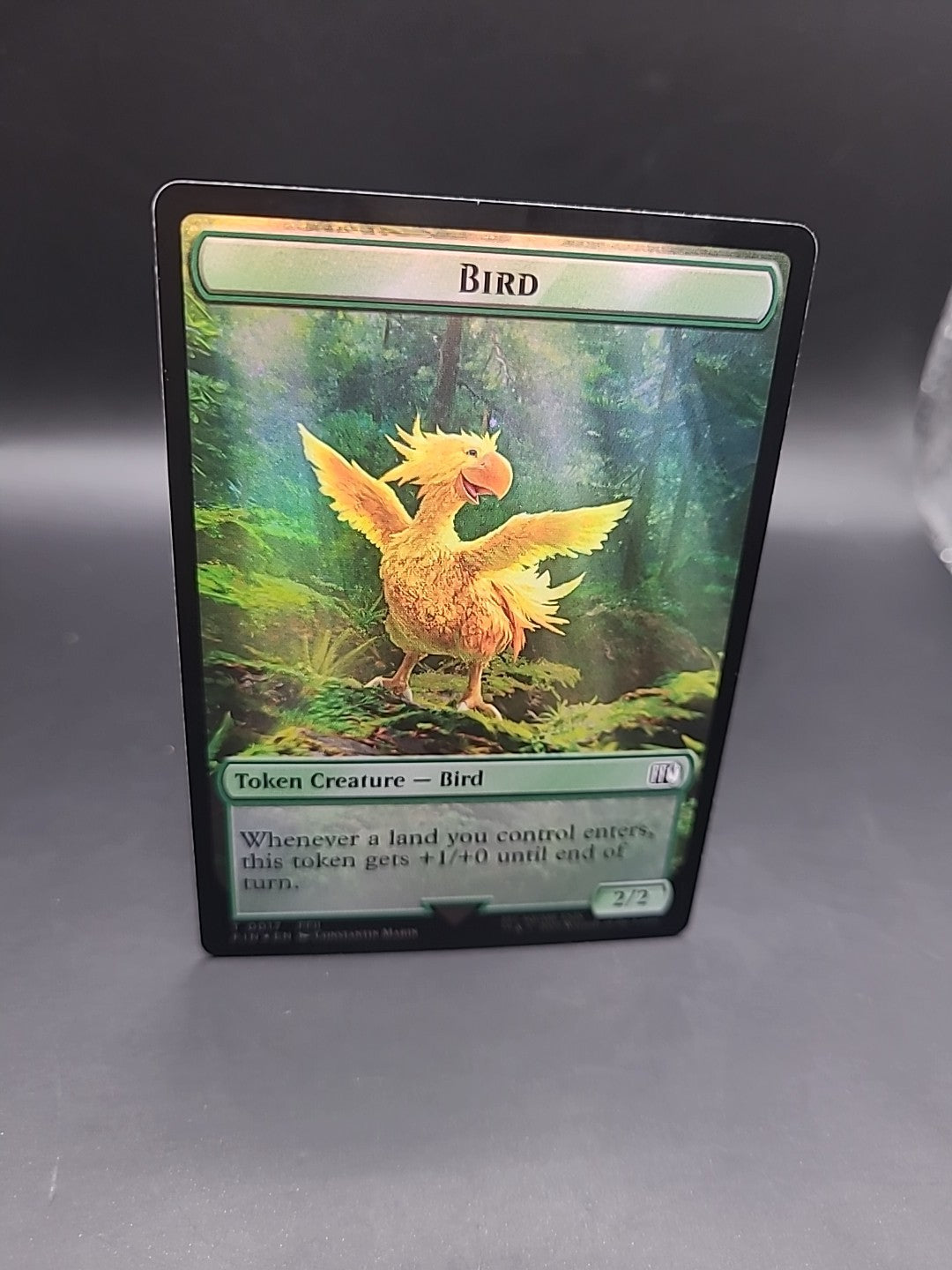 MTG Magic the Gathering FIN Final Fantasy T 0017/T0015 Foil Token Bird Wizard