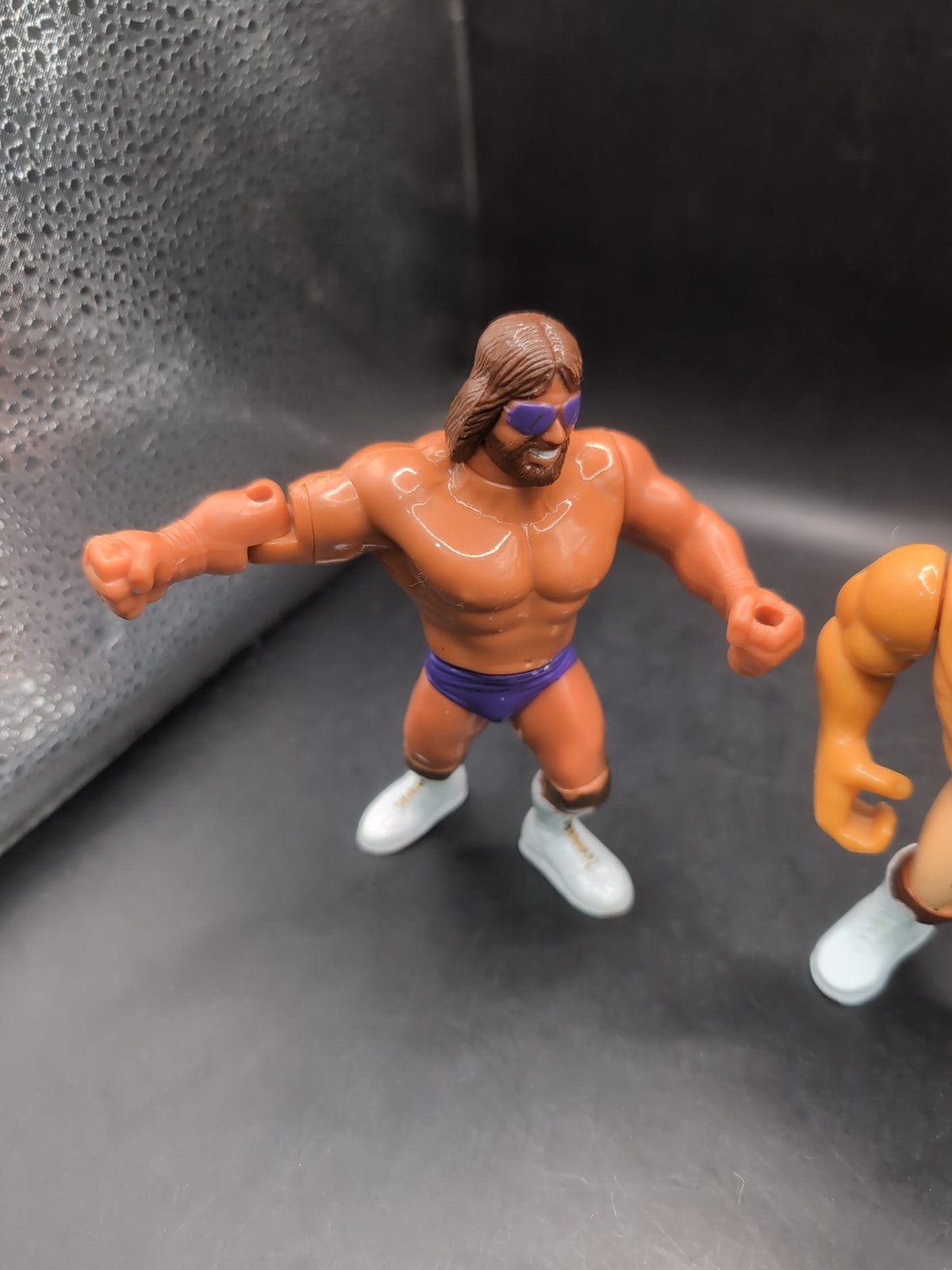 3 X WWF Hasbro Wrestling Figures Macho King, The Berserker & The Warlord
