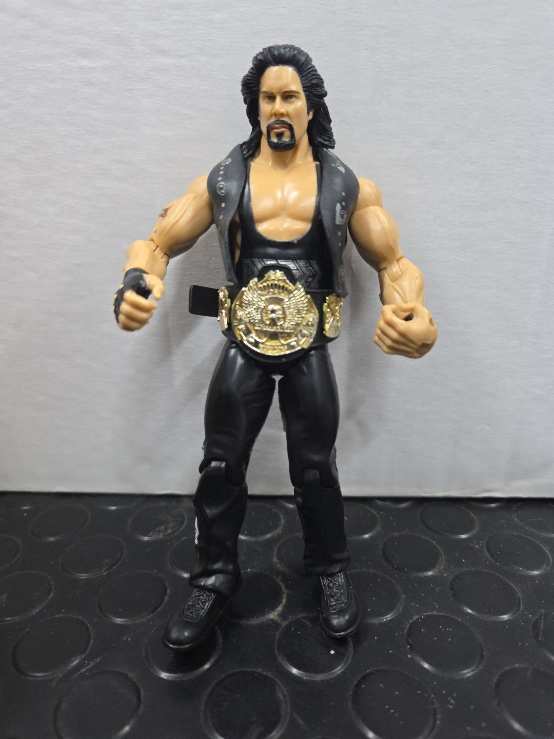 WWE JAKKS DIESEL WRESTLING FIGURE CLASSIC SUPERSTARS SERIES 11 & WWF TITLE BELT