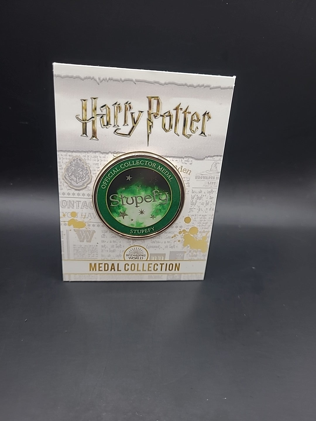 Harry Potter Medal Coin Collection - Artefacts And Spells - Stupefy