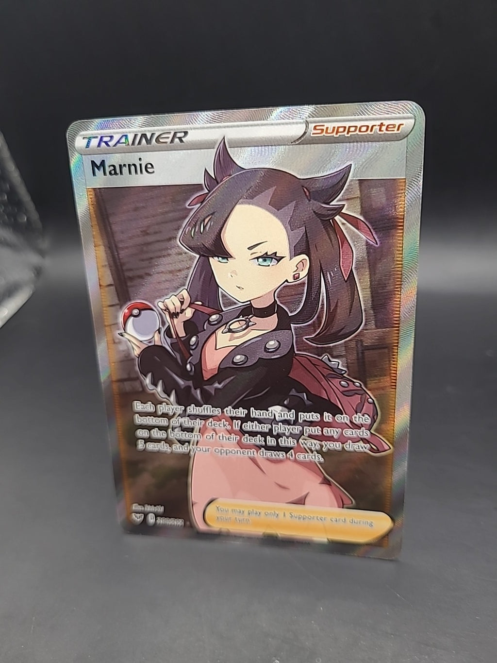 Marnie Full Art Trainer Sword & Shield Base Set 200/202 Pokemon Card TCG
