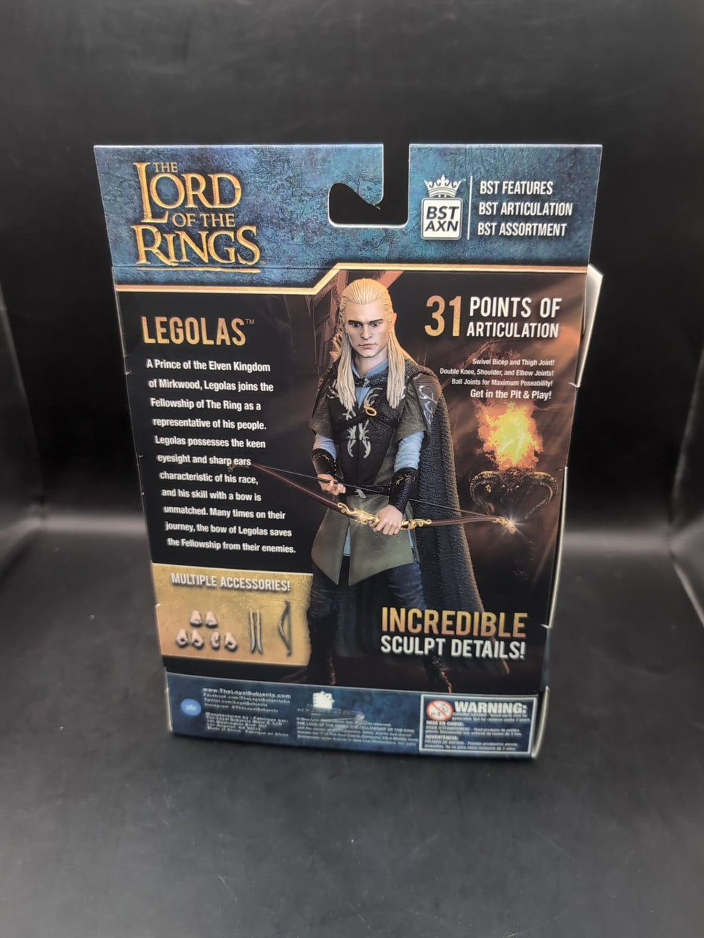 The Lord of the Rings BST AXN Action Figure Legolas 13 cm