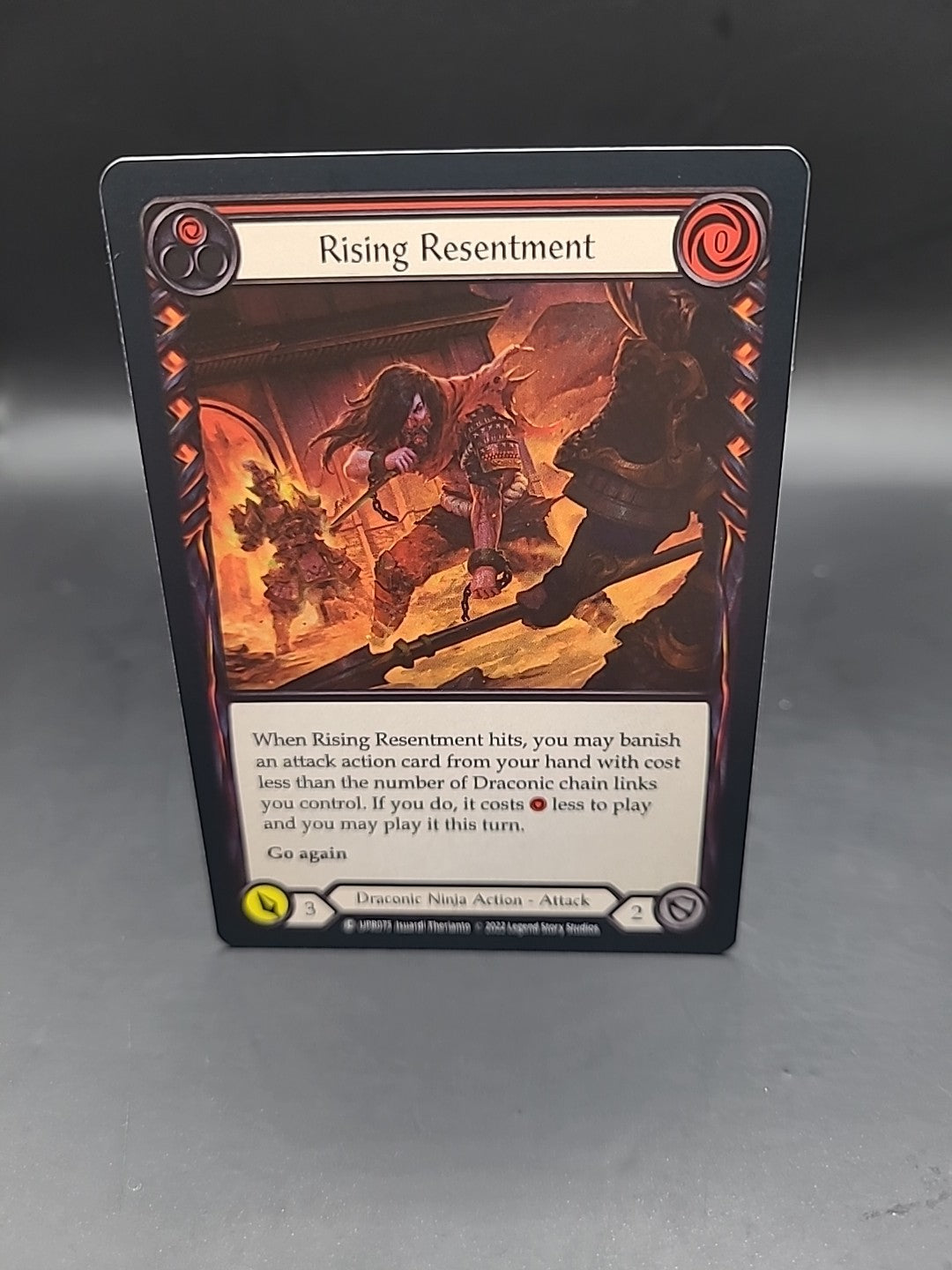Rising Resentment Red Rainbow Foil - FAB:Uprising - UPR075 