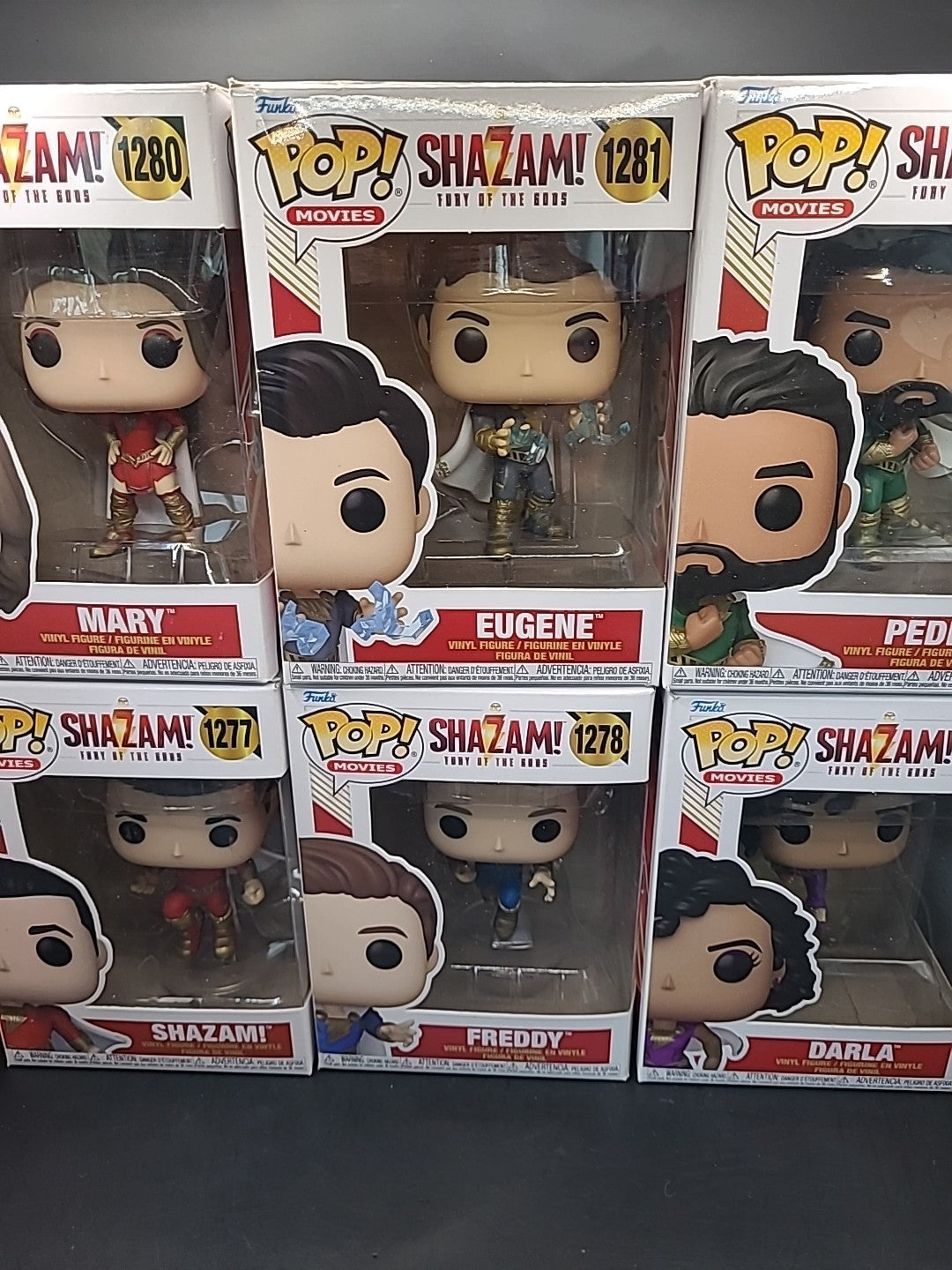 DC Shazam Funko Pop Figures X6