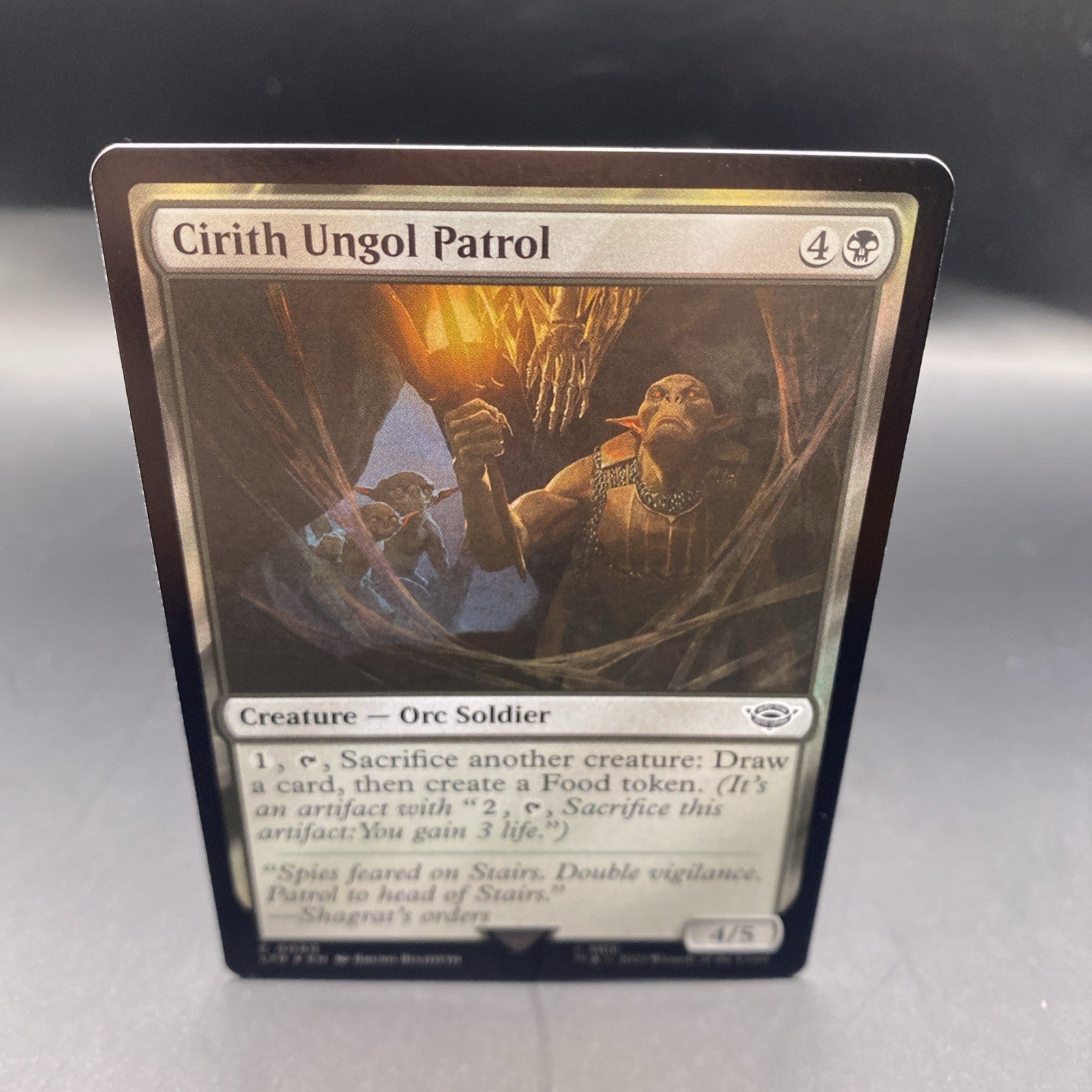 MTG Cirith Ungol Patrol (Foil) [Tales of Middle-Earth, Near Mint]