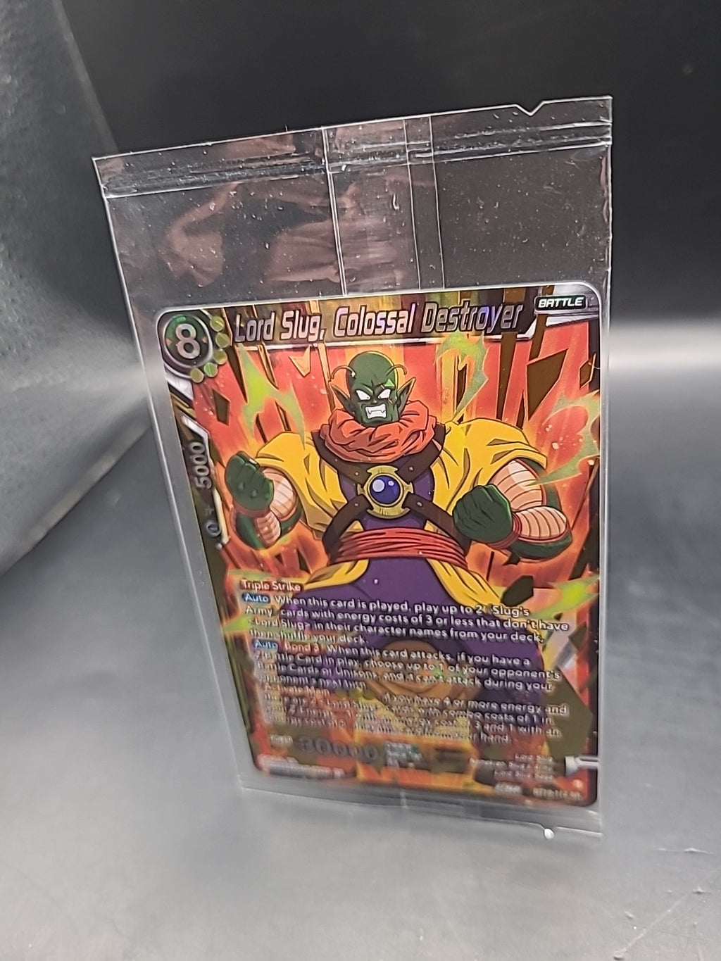 Lord Slug, Colossal Destroyer BT19-112 SR FOIL DBS Fighter's Ambition - Sealed
