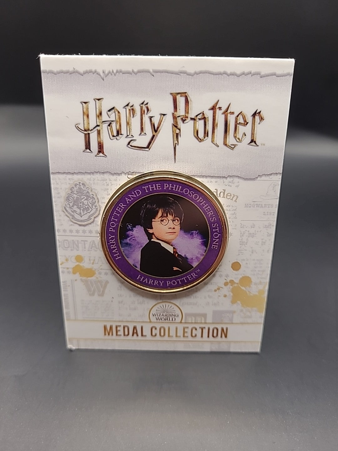 Harry Potter Medal Collection: Philosopher's Stone (Purple) Harry Potter