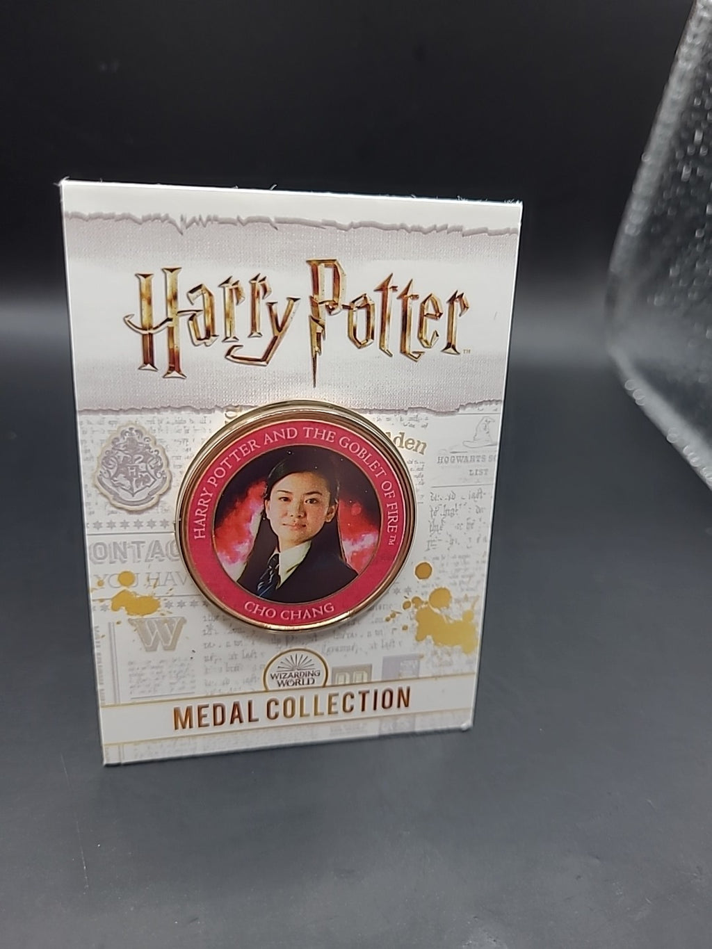 RARE HARRY POTTER MEDAL COIN IN CARD THE GOBLET OF FIRE CHO CHANG ROWLING