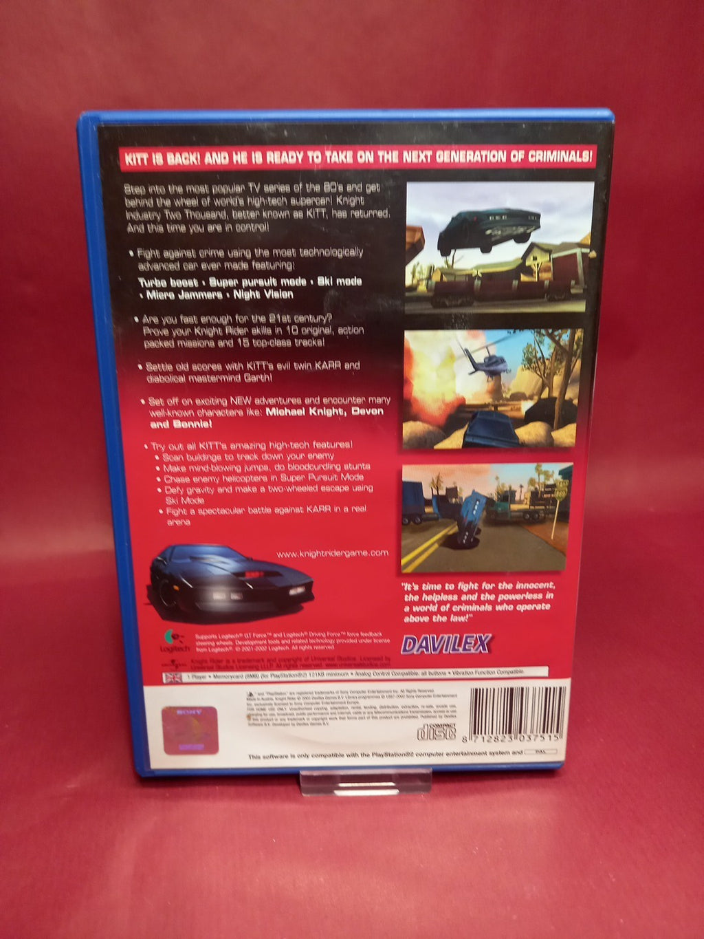 Knight Rider - The Game (PlayStation 2)  No Manual 