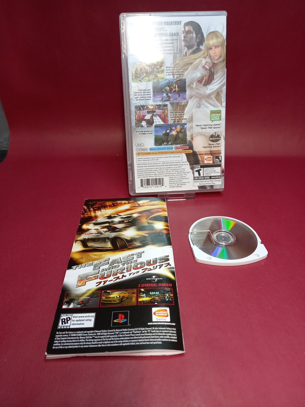Tekken: Dark Resurrection - Sony PSP, 2006 - NTSC-U/C BLACK LABEL