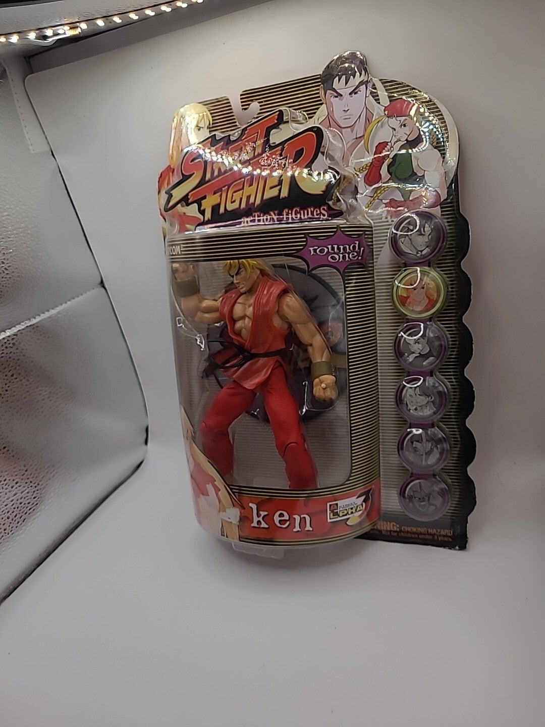 Street Fighter Ken Action Figure Resaurus 1999