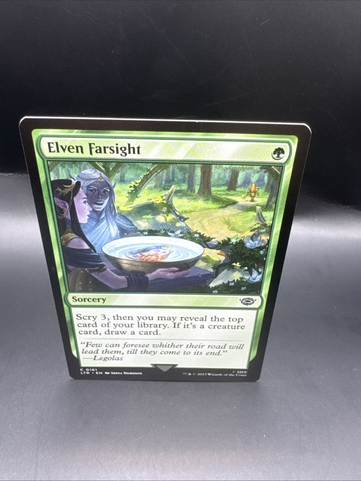 MTG Elven Farsight (Foil) [Tales of Middle-Earth + 1 Regular Card C0161