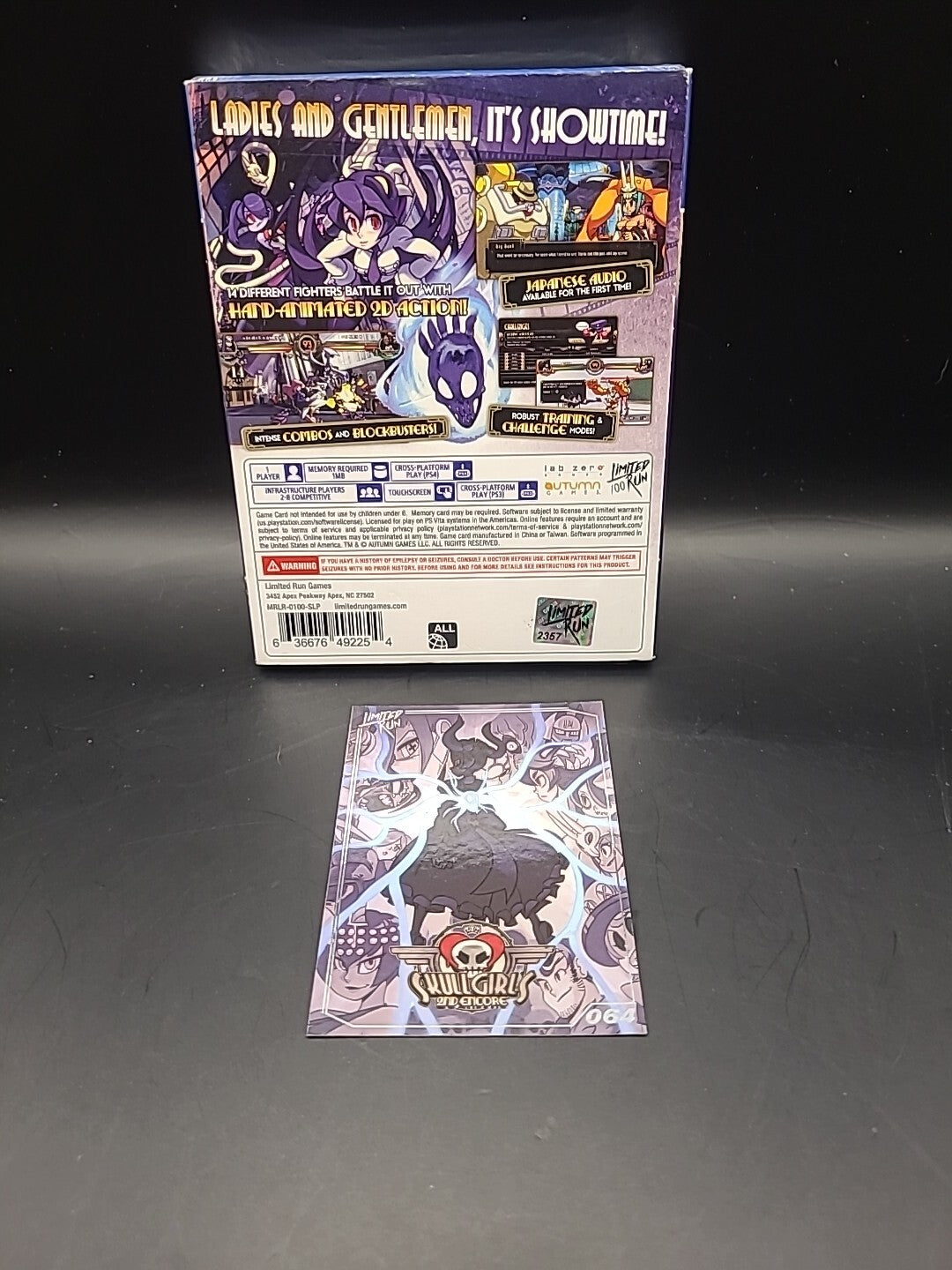Skullgirls 2nd Encore: Limited Run Rare PS Vita Game - New & Sealed