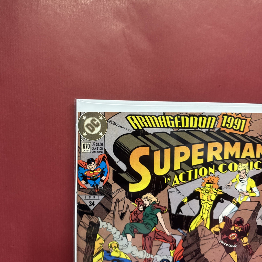 Superman In Action Comics Armageddon 1991 #670