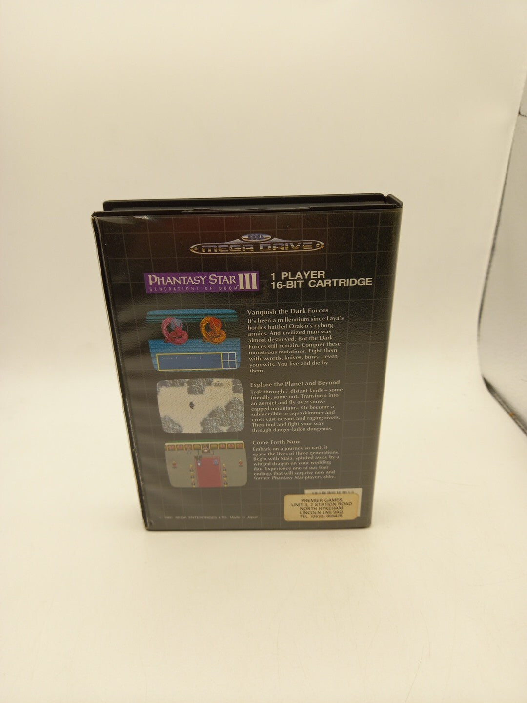 Phantasy Star III (3): Sega Mega Drive Game