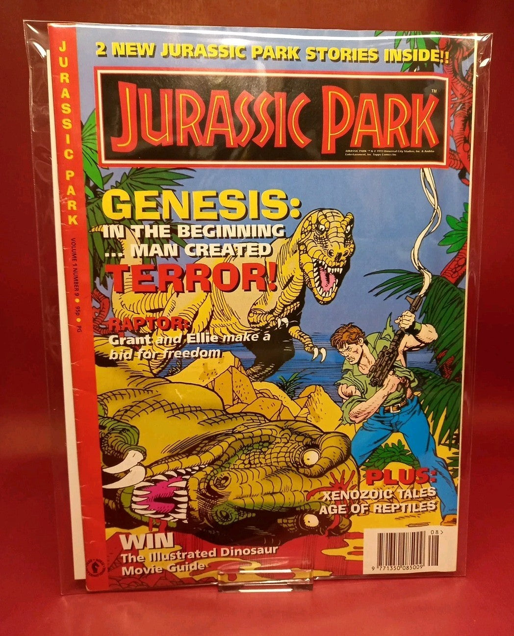 Jurassic Park comic Book Vol 1 Issue Number 9 Collectable