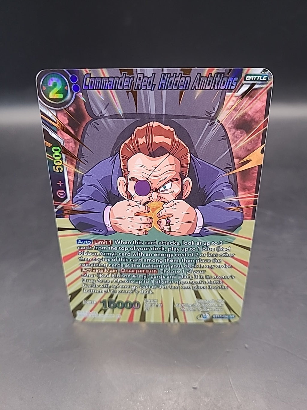 Dragon Ball Super Commander Red Hidden Ambitions Ultimate Squad BT17-036 SR Foil