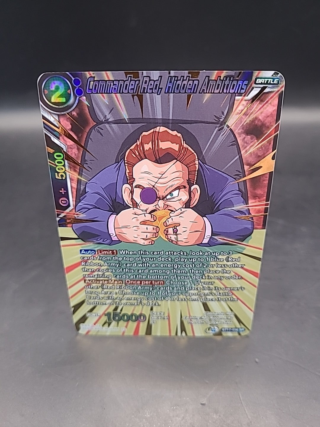 Dragon Ball Super Commander Red Hidden Ambitions Ultimate Squad BT17-036 SR Foil