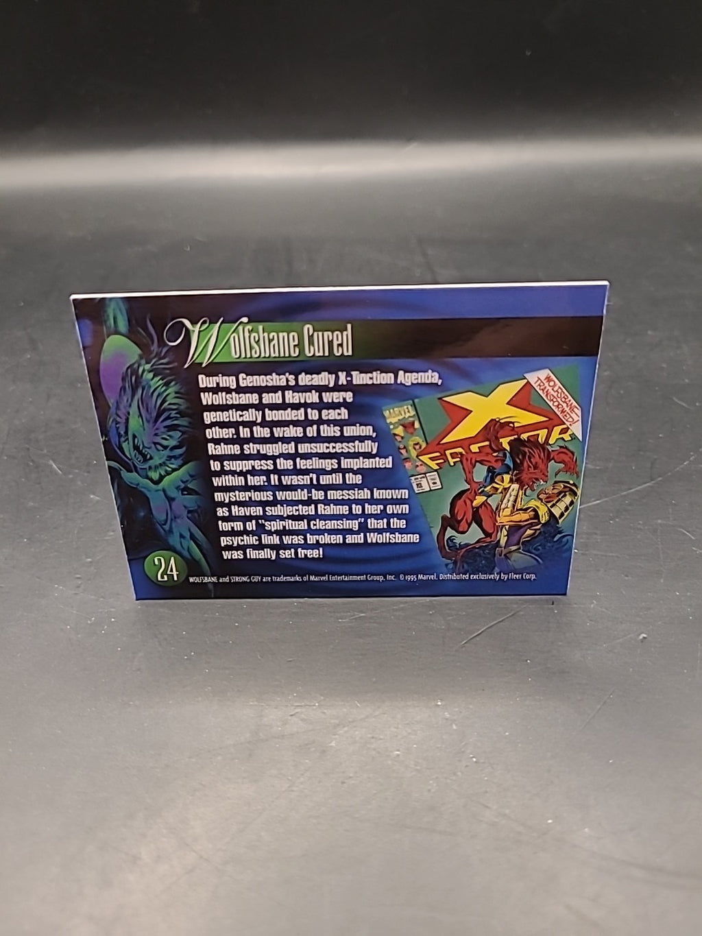 WOLFSBANE / 1995 Fleer Flair Marvel Annual BASE Trading Card #24