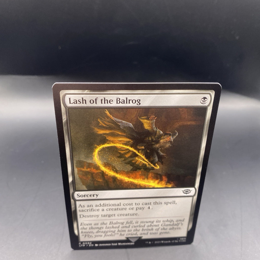 MTG Lash of the Balrog (Foil) [Tales of Middle-Earth, Near Mint]