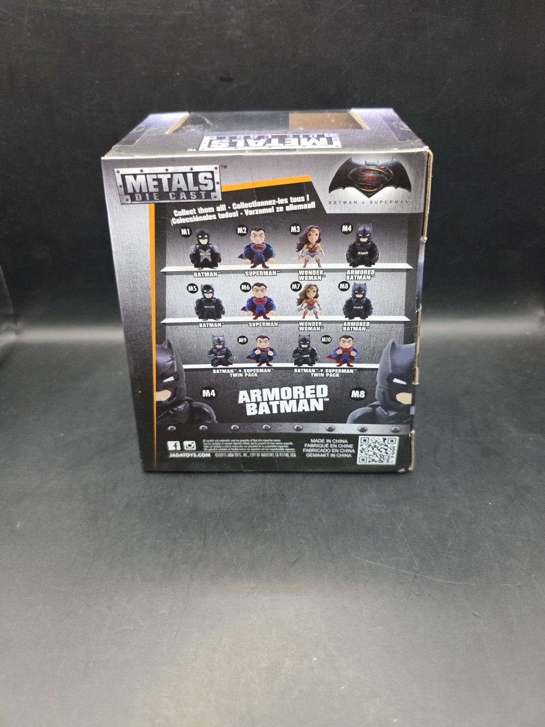 Jada Metals Die Cast 4" DX Armored Batman M223 (Batman V Superman)