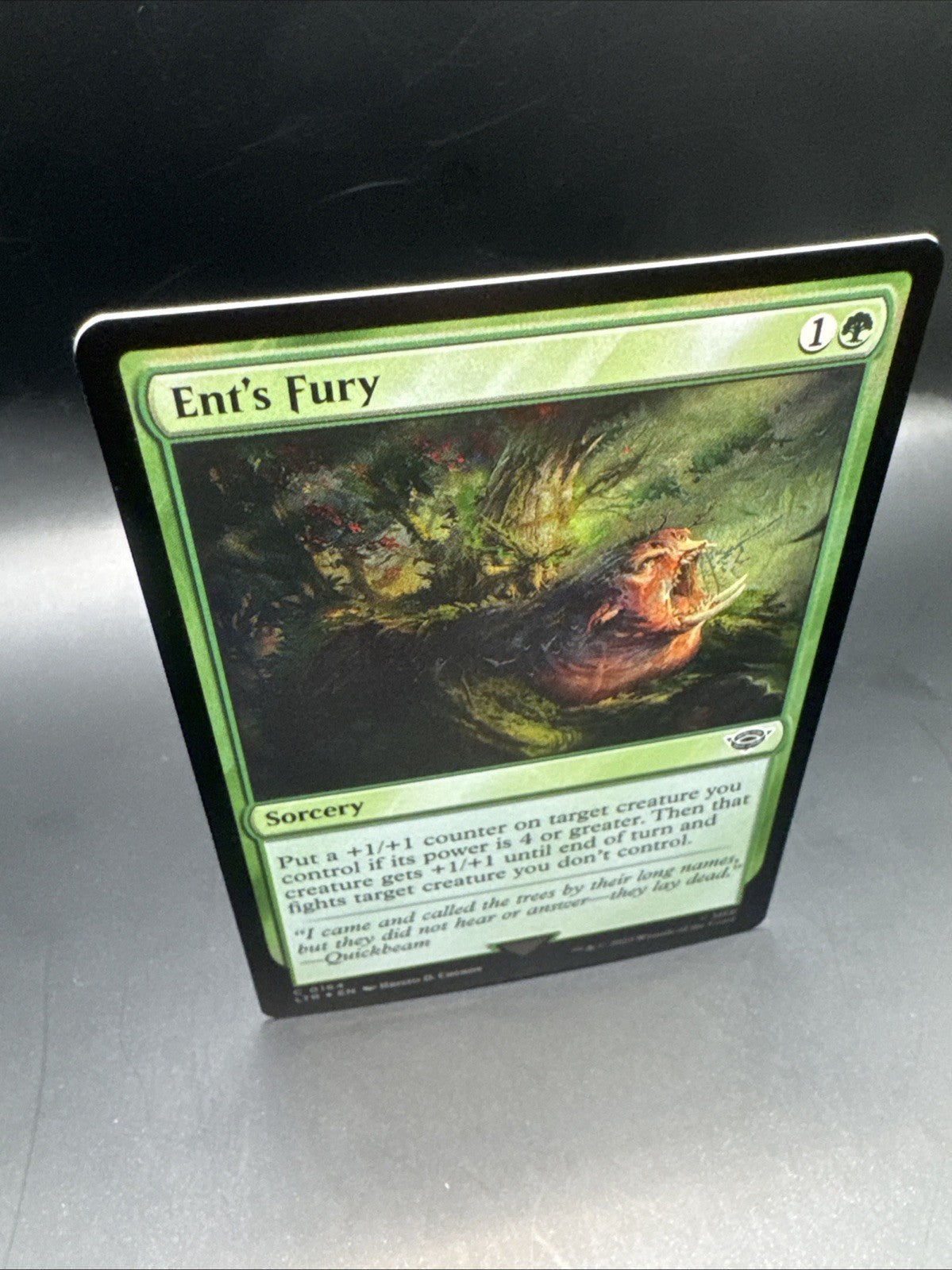 MTG Ent's Fury C0164 Lord of the Rings + 1 Regular Card