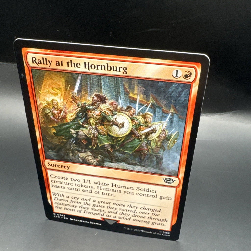 [MTG] Rally at the Hornburg (Foil) C0142 + 1 Regular Card