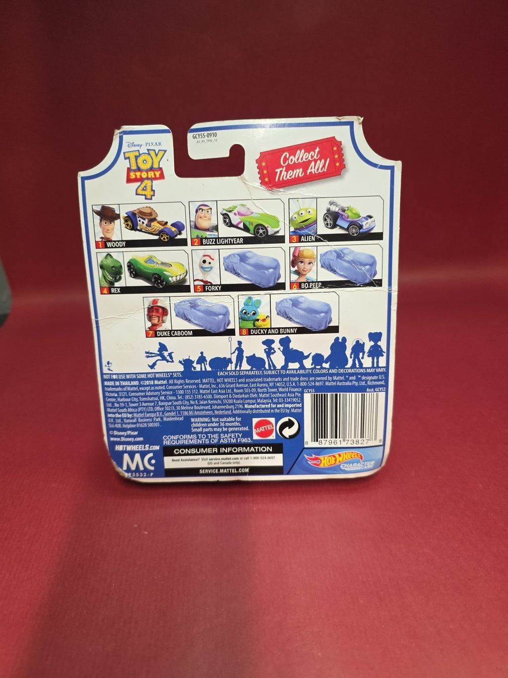 Hot Wheels Toy Story 4 Character Car Aliens