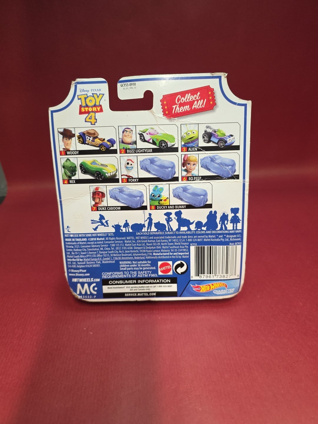 Hot Wheels Toy Story 4 Character Car Aliens