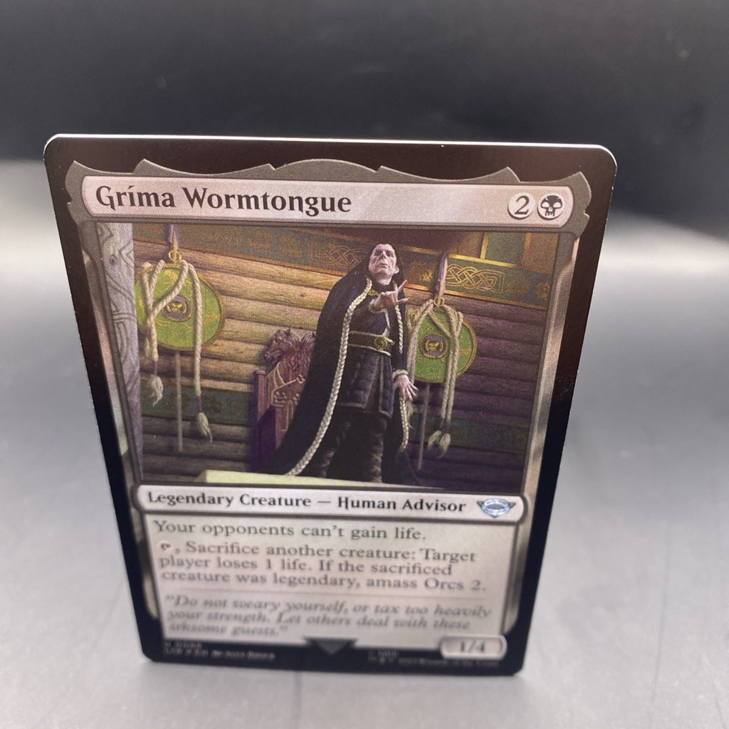 MTG Magic The Gathering Grima Wormtongue Foil LOTR