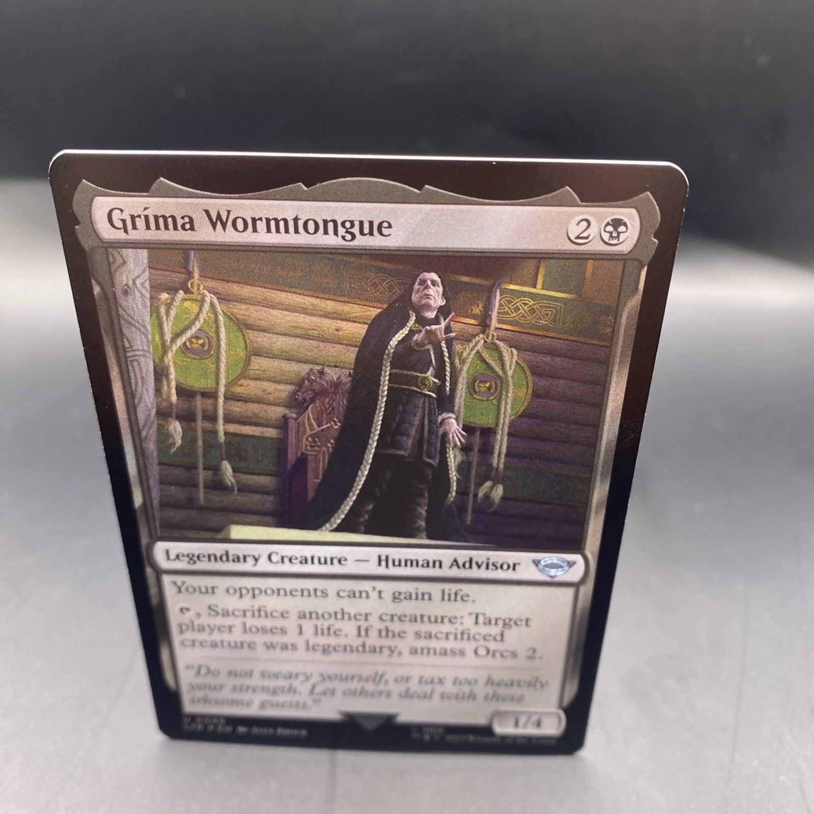 MTG Magic The Gathering Grima Wormtongue Foil LOTR