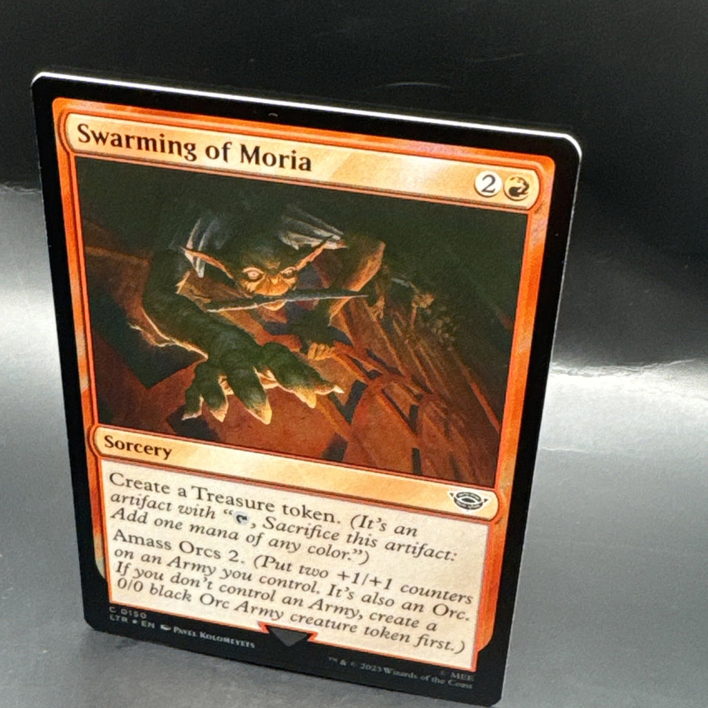 MTG Swarming of Moria (FOIL) C0150 Lord of the Rings+ 1 Regular Card