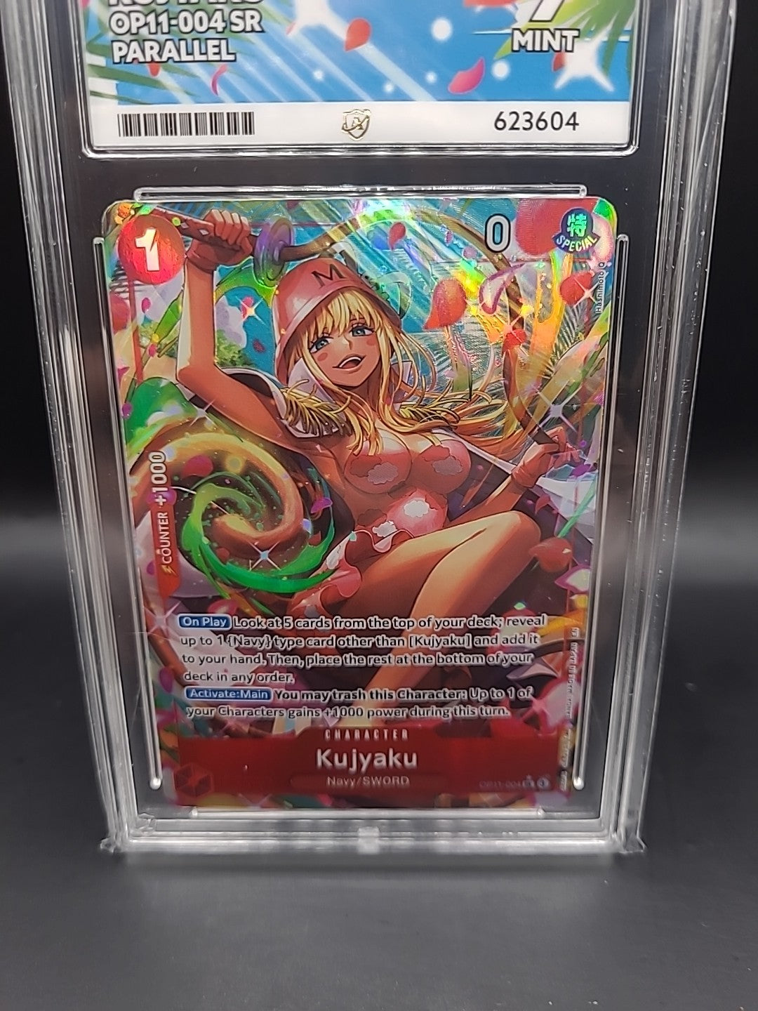 ACE 9 One Piece CCG Kujyaku OP11-004 Alternate Art A Fist Of Divine Speed