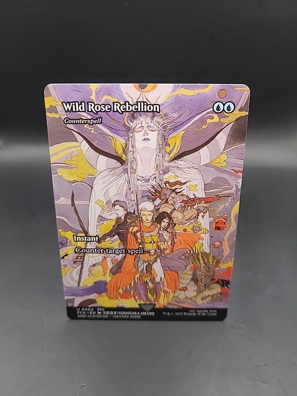 MTG Wild Rose Rebellion Counter spell Non Foil Borderless U 0004