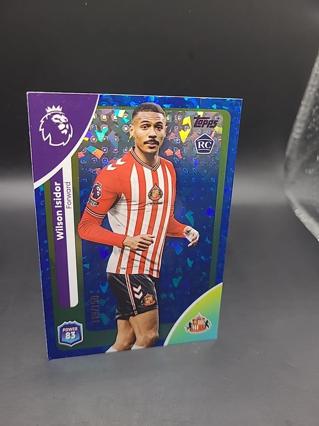 Topps Premier League 2025-26 BLUE FOIL Parallel 357 Wilson Isidor #119/150
