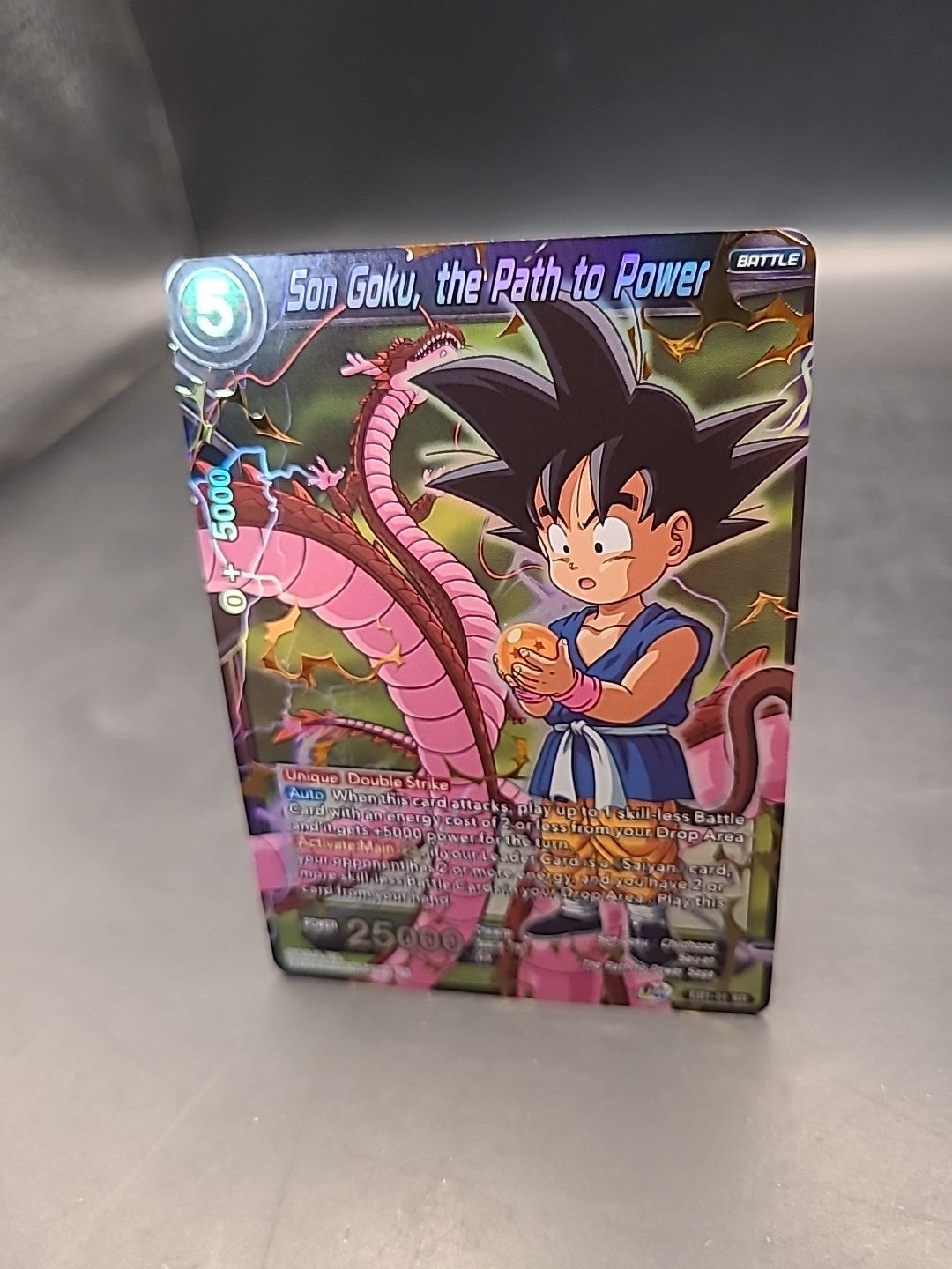 Son Goku, The Path to Power EB1-51 SR - Dragon Ball Super Card Game