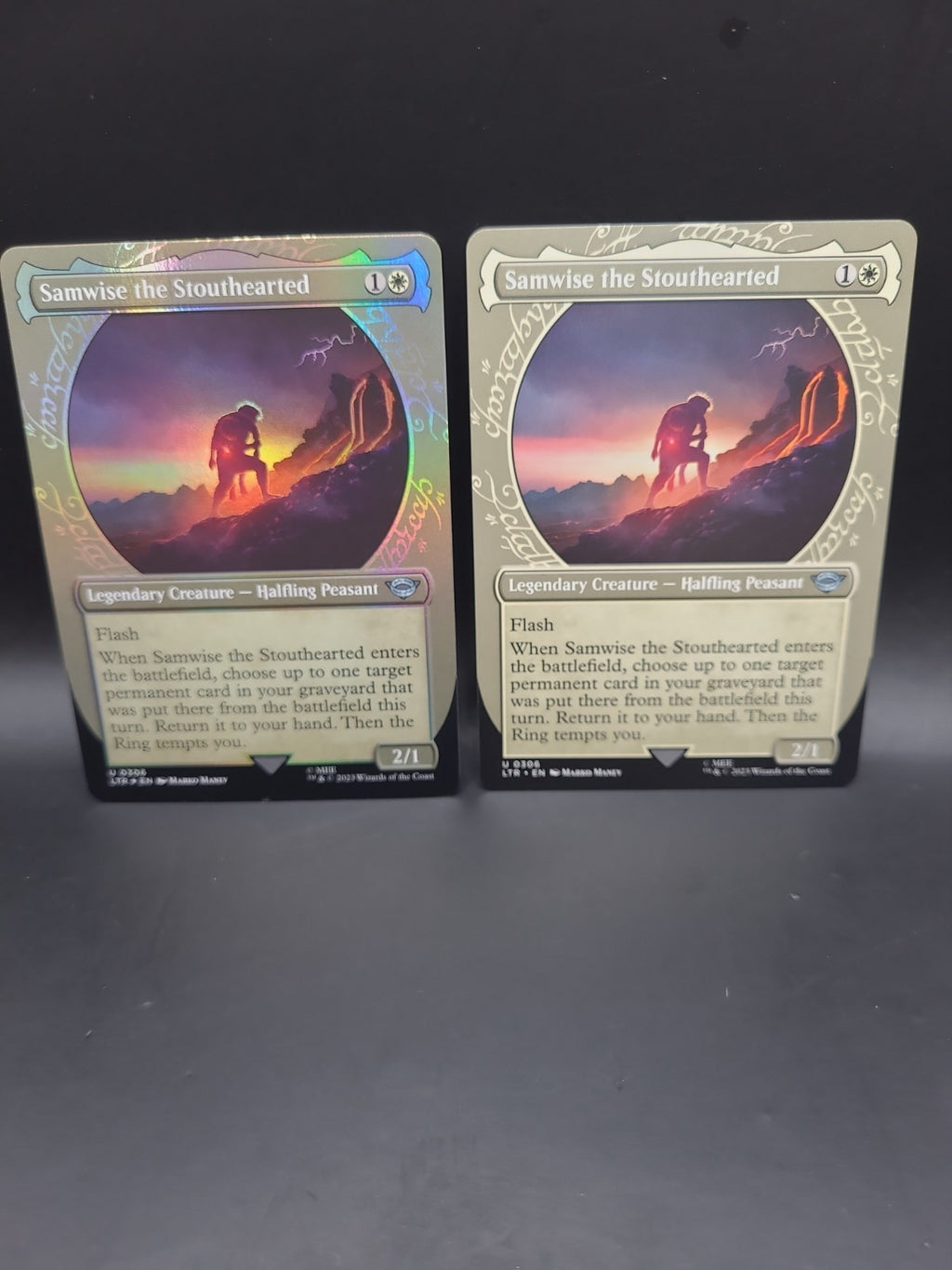 [MTG] Samwise the Stouthearted (Foil & Regular (Showcase) (0306) (LTR) NM