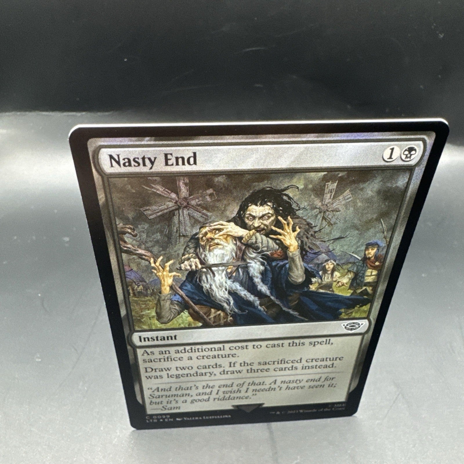 MTG Nasty End Foil 0099 Lord of the Rings + Regular Card