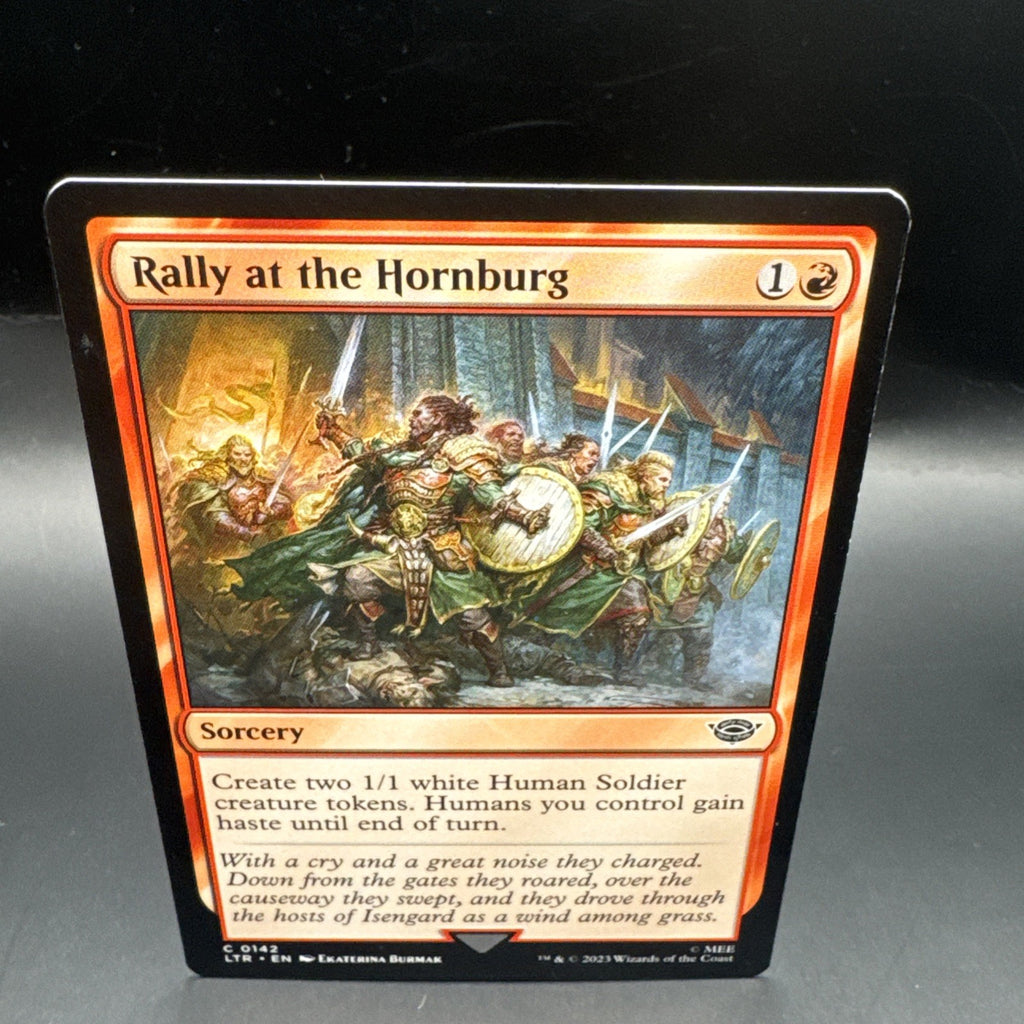 [MTG] Rally at the Hornburg (Foil) C0142 + 1 Regular Card