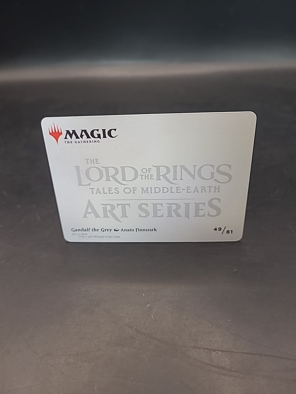 Magic The Gathering Lord Of The Rings "Gandalf The Grey" 49/81 Art Card 