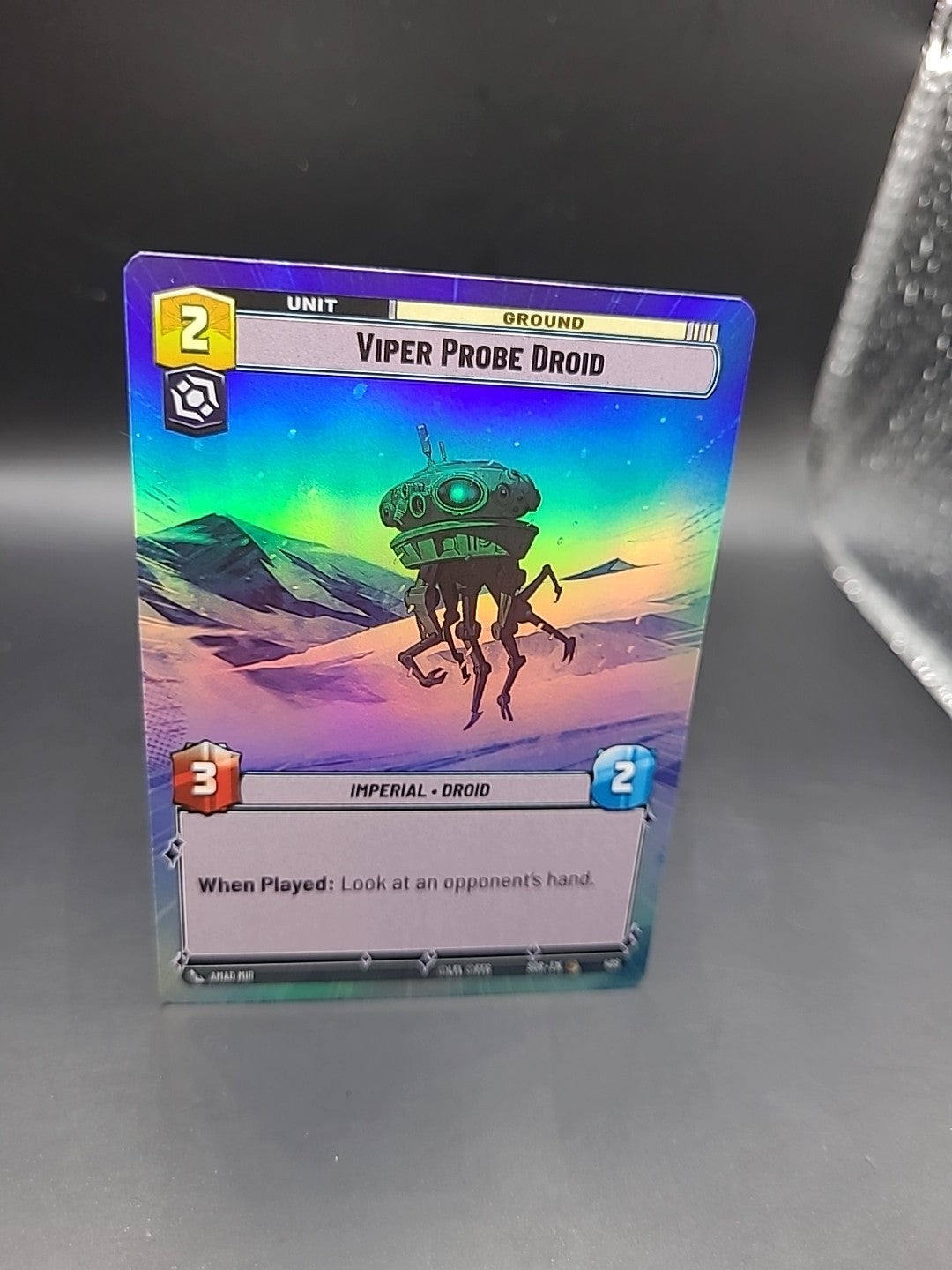 Star Wars Unlimited SOR - Viper Probe Droid Hyperspace Foil - #489