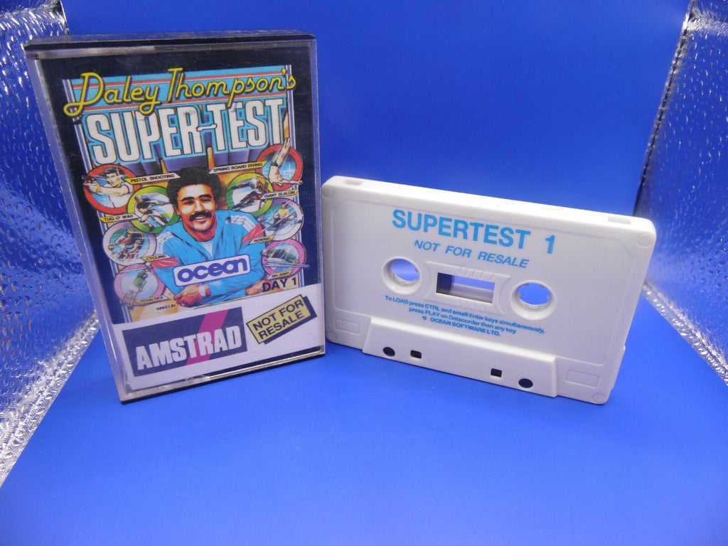 DALEY THOMPSON SUPER TEST AMSTRAD GAME - CASSETTE