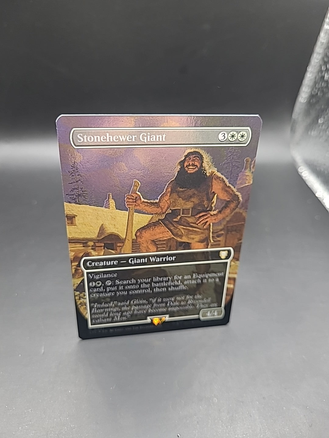 Stonehewer Giant *Silver Screen Foil Borderless* LTC NM Magic The Gathering MTG
