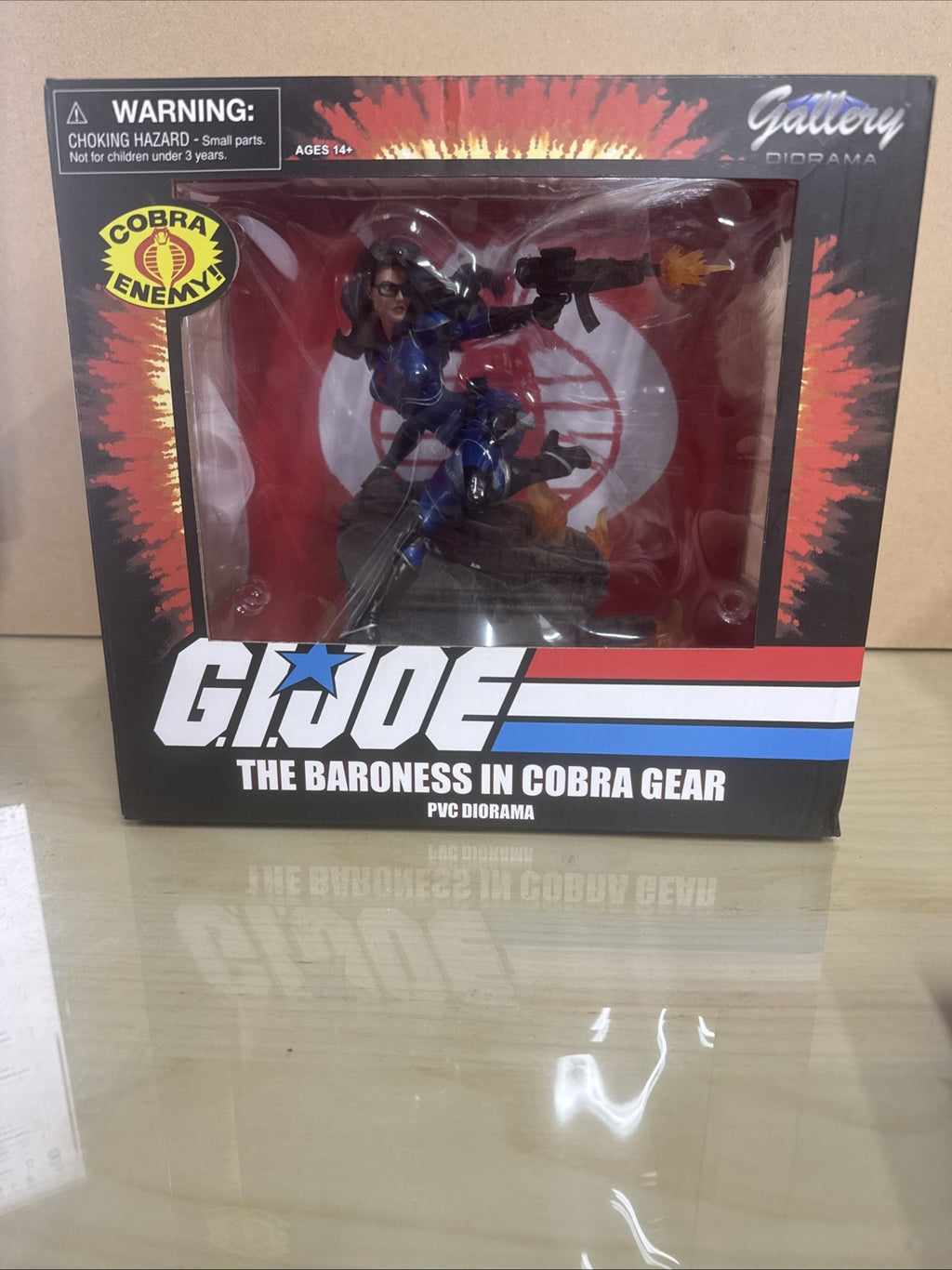 G.I. Joe Gallery 10" Statue Action Figure PVC Exclusive Baroness Diamond Select