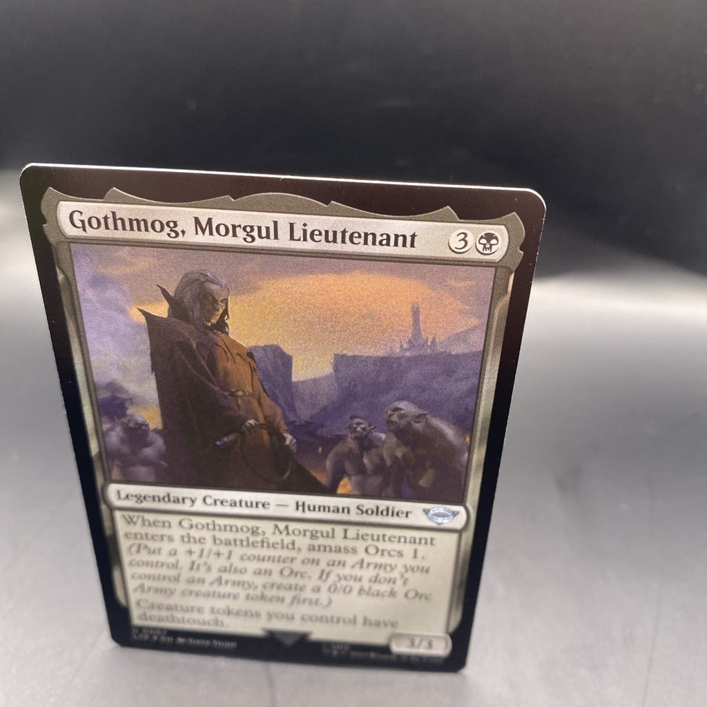 MTG - LOTR - Uncommon - Gothmog, Morgul Lieutenant - FOIL + 1 Regular Card