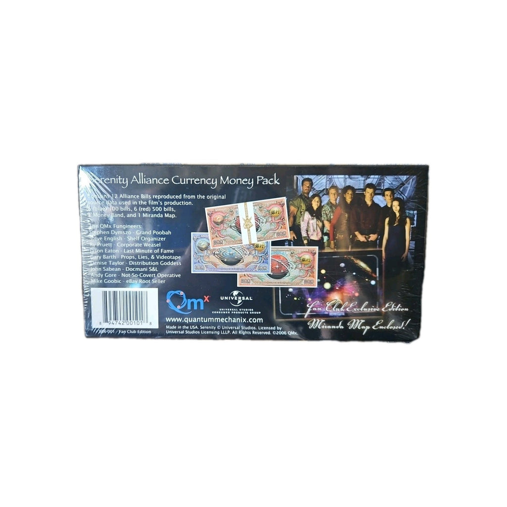 Firefly / Serenity bank notes complete boxed set. QMX - New & Sealed
