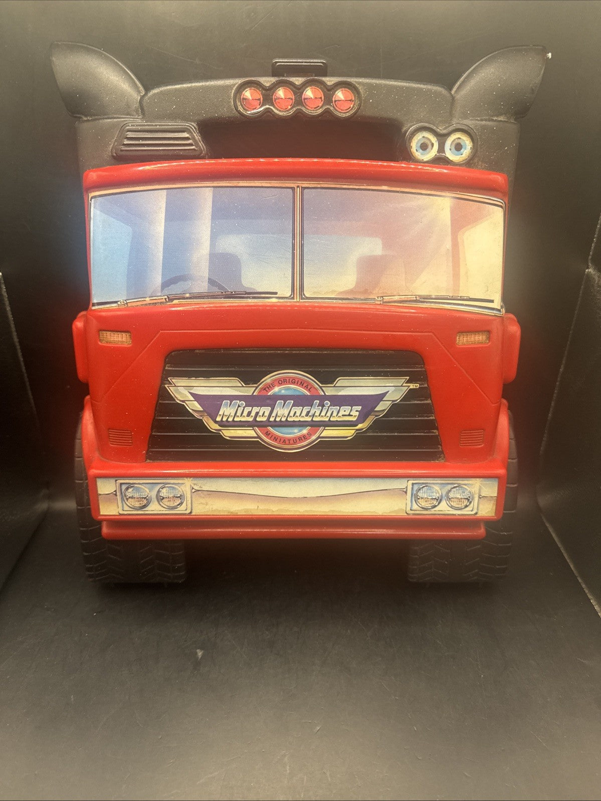 Micro Machines, Big Rig Collectors Case, 1988, Galoob, Semi Truck Carry used