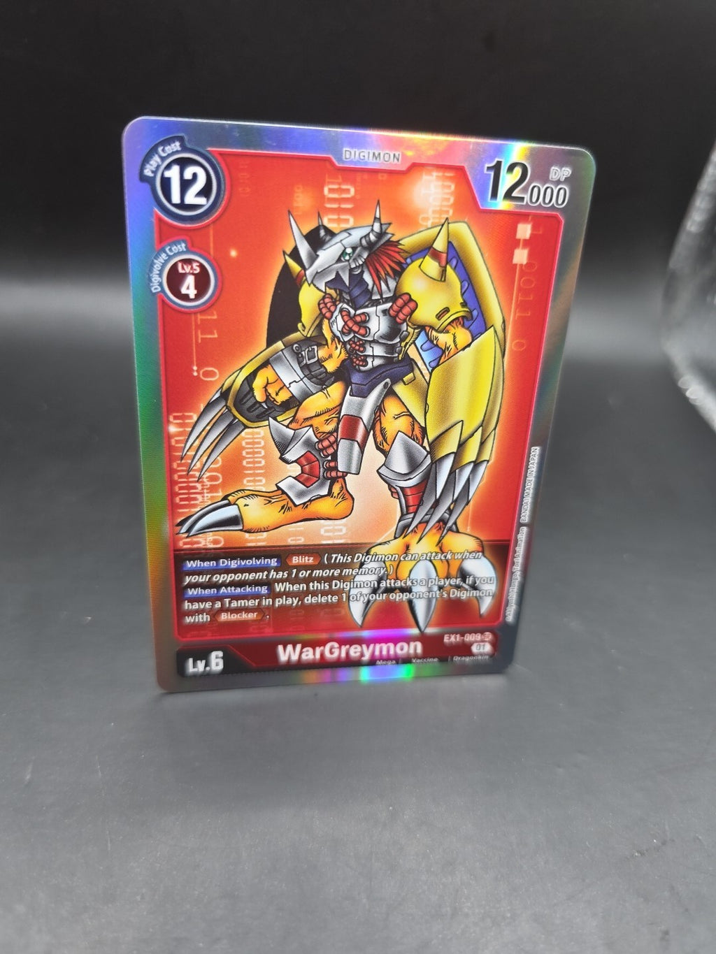 Digimon TCG Wargreymon Ex1-009 Foil LP