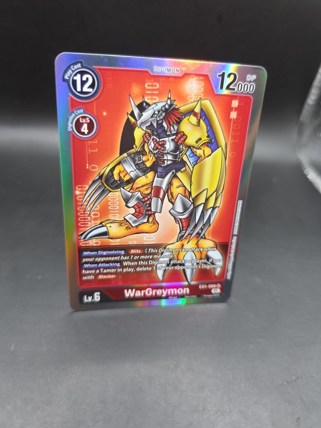 Digimon TCG Wargreymon Ex1-009 Foil LP
